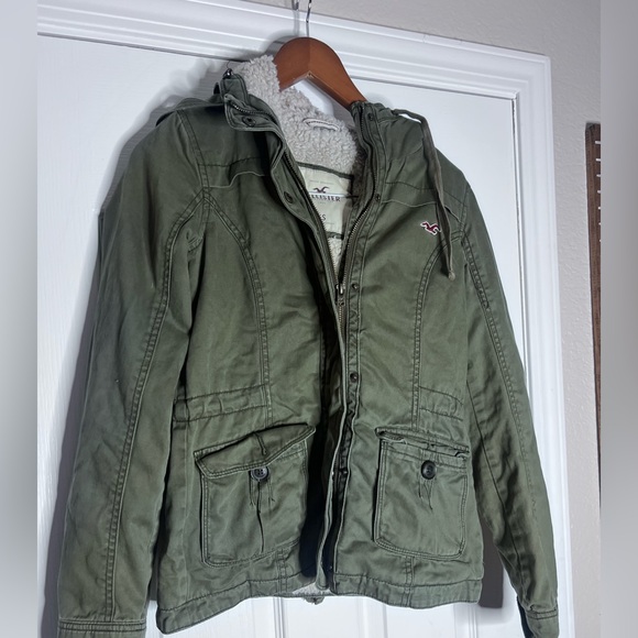 Hollister Green Hooded Jacket - Women’s XS - Picture 2 of 5